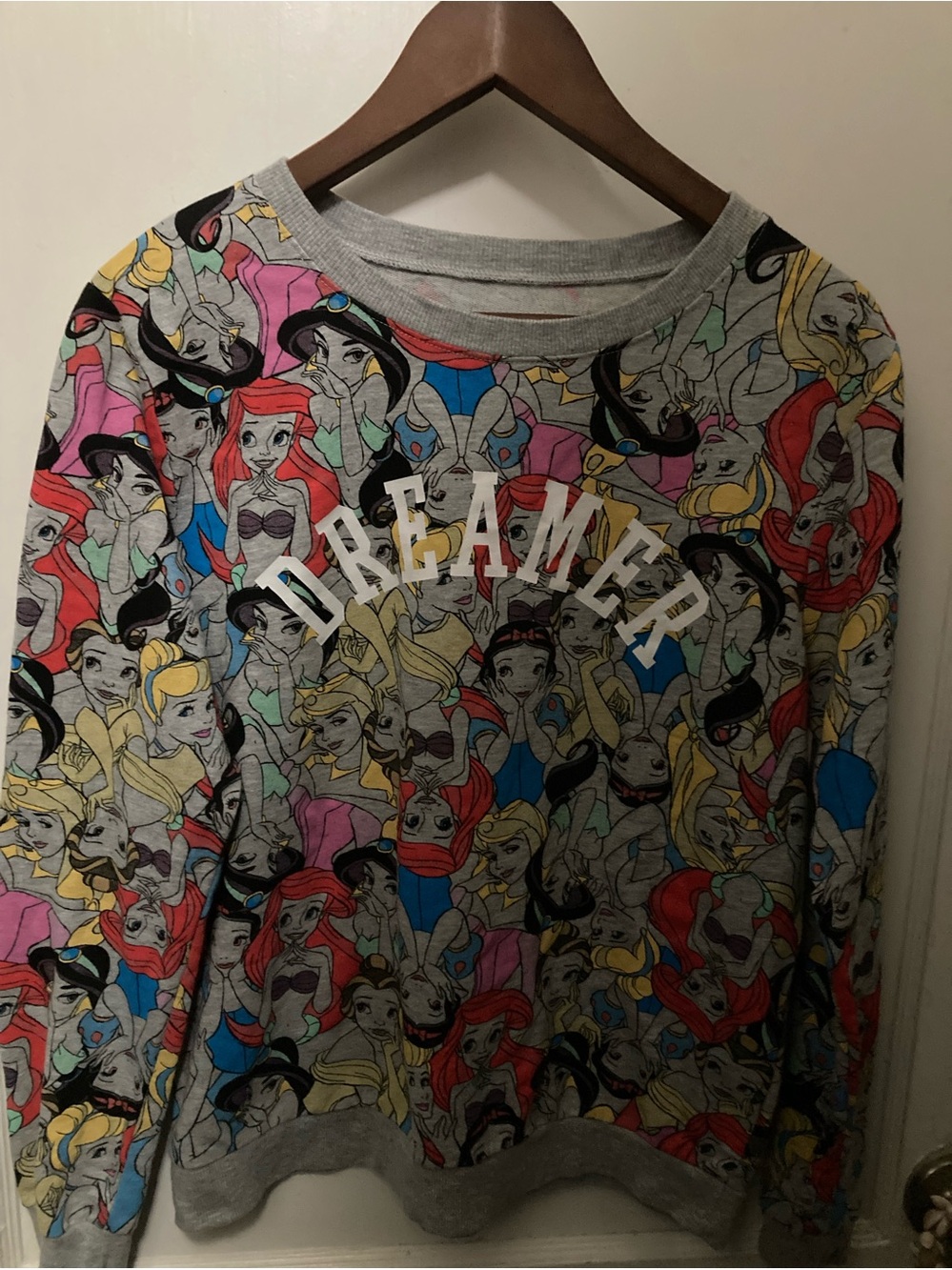 Disney medium princesses Dreamer sweatshirt